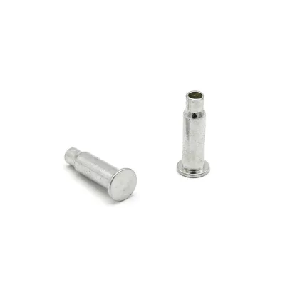 Auto Car Seat Semi-Hollow Stop Rivets 3.95x15.3mm Steel Positioning Fasteners Hardware Seat Parts