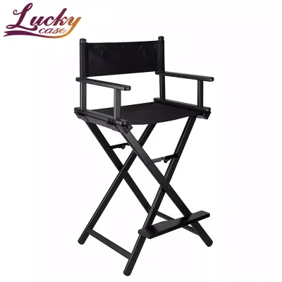 Aluminum Makeup Chair Heavy Load Suitable for Professional Makeup Artist or Hairstylist Comfortable Makeup Height
