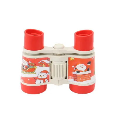 Best Gifts Christmas-themed Shock Proof Toy Binoculars for 3-12 Years Boys Girls