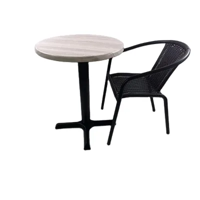 70 cm Dutdoor Dining Room Table Werzalit Table Top Coffee Table Round Modern Antique Wood Restaurant Furniture Kitchen