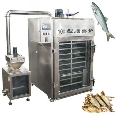 Electric Seafood Smoker with Humidity Control for Smoked Squid, Cuttlefish, and Fish Snack Production