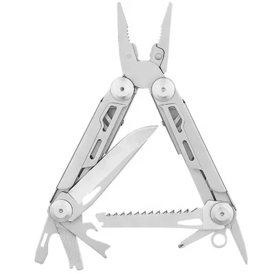 17-in-1 Multifunctional Folding Pliers with Scissors Can Opener Screwdriver Nylon Sheath Professional Multi-tool for Home Repair