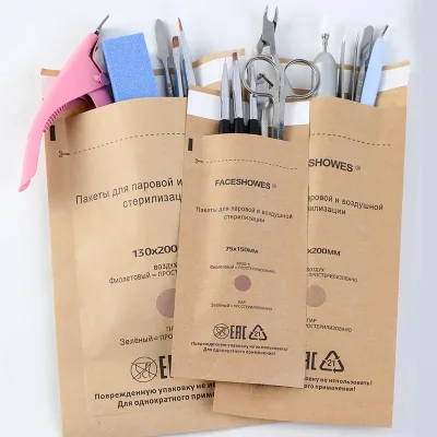 Disposable Disinfection Large Sterile Bags High Temperature Kraft Paper Bag for Sterilizing