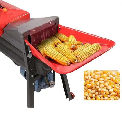 Portable Single Barrel Corn Thresher Machine Motor-Driven for Easy Maize Shelling Used Condition Rice Thresher