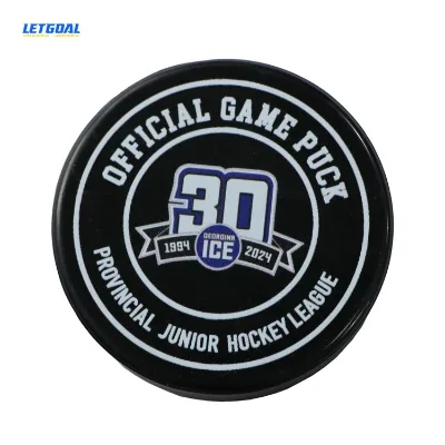Factory Wholesale 100 Pieces Pack Black Rubber Practice Ice Hockey Puck