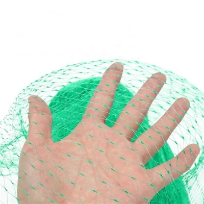 Knotless Bird Protection Net Orchard Protection Net Polyethylene Green Vineyard Bird Protection Net