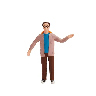Customized 3D Action Figure Plastic Bendable Figurine