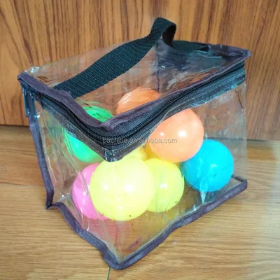 Hot Sale clear Vinyl Pvc Zipper Blanket Bag with Handle