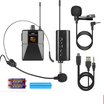 Metal Wireless Microphone for Coach Teacher Computer Mobile Phone Live Broadcast Equipment Interview Recording Data Cable