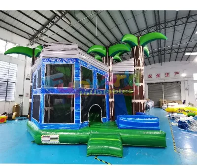 Customize Inflatable Outdoor Bounce House with Slide Jumping Castle for Sale Bouncing Castles