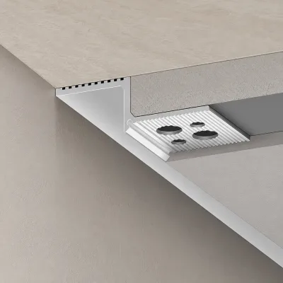 Modern L-Shaped Aluminum Alloy Trim | Suspended Ceiling Edge Banding Wall Joint Divider Strip for Villa Hotel | Durable