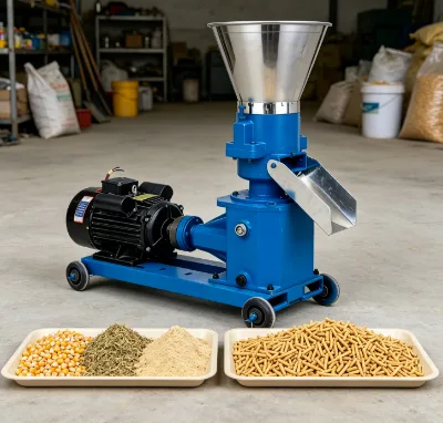 Reliable Multi Purpose Feed Pellet Machine Low Wear Rate Feed Making Equipment for Corn Soybean Raw Material Processing