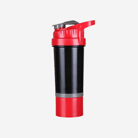 Plastic water bottle 1 Compartment Shaker Bottle 16oz.
