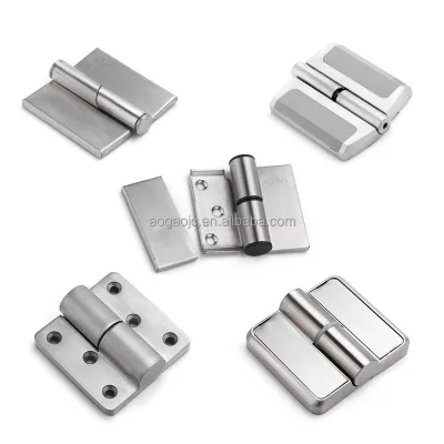 Public Toilet Cubicle Accessories Stainless Steel 304 Door Hinges