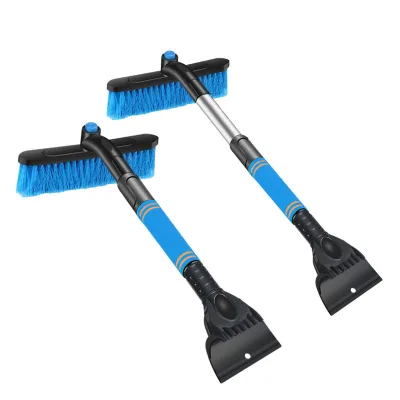 Multi-Functional Winter Snow Brush Clearing Tool New Car with Telescopic Car Scraper and Snow Shovel Car Wash Brushes