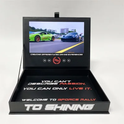 Hot Selling Factory Custom Printing 5/7/10.1 Inch Video Box with Lcd Screen