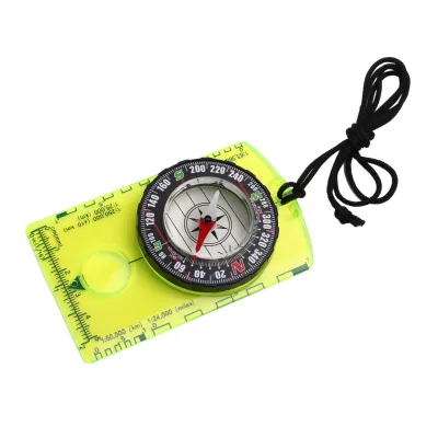 WholeSale Mini Acrylic Compass Outdoor Portable Ruler Compass for Map Reading