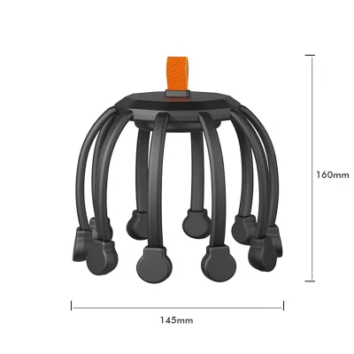 High Quality Silicone Vibration 10 Heads Spider Head Massage Electric Octopus Head Massager for Relax and Health