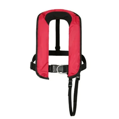 Two Inflate Device Oxford Inflatable Life Jacket Vest With CO2 Cylinder