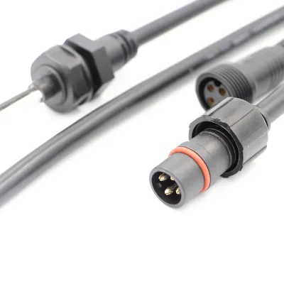 Waterproof Connector 2-6 Pin Male/Female Threaded IP67 10A 250V for Control Cabinet Wiring