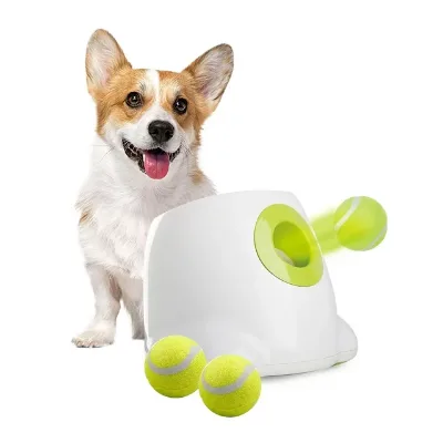 Top Sale Automatic Dog Ball Launcher Machine Interactive Dog Automatic Tennis Ball Launcher Throwing Machine