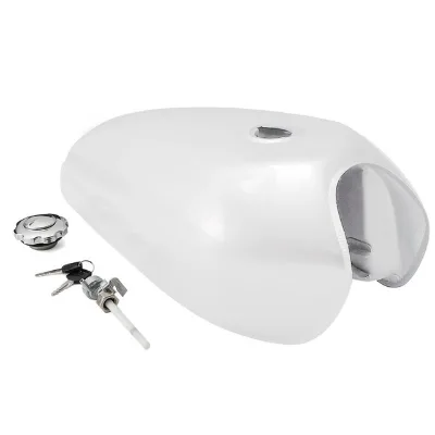 Modified Motorcycle Fuel Tank Metal Gas Box With Tank Cap Fuel Tap for CG125 CG150