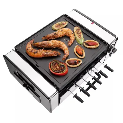 High-End Electric Non - Stick 455*295*140mm Coating Smokeless BBQ Grill Patented Aluminum Household Electric Grills & Griddles