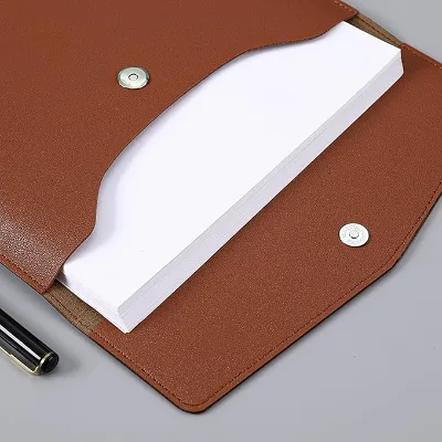 Leather File Bag PU Leather A4 Data File Bag Business Office PU Leather File Bag Document