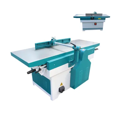 Heavy Duty Woodworking Jointer Single Side Wood Surface Planer, Solid Wood Flat Planing Machine for Furniture Carpentry