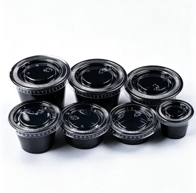 2026 Bingo Wholesale PP Sauce Container Disposable Plastic Food Packing Use High Quality Good Sealing Takeaway