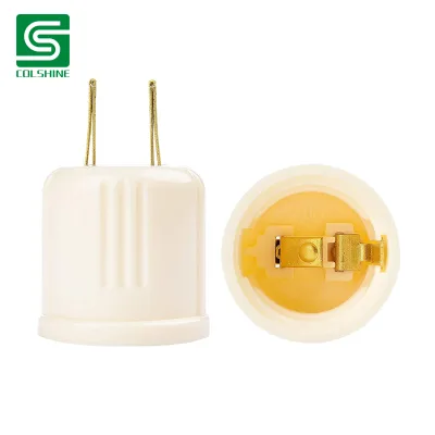Two Pin Bakelite Plug in E26 Bulb Light Socket for South America