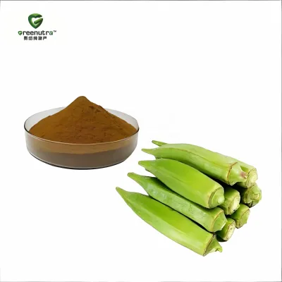 Okra Extract Abelmoschus Esculentus 10:1 Concentrated Natural Vegetable Powder for Dietary Supplement Use