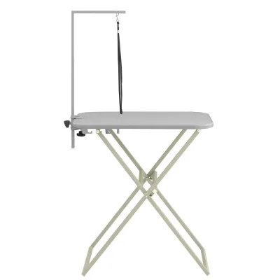 Pet Grooming Folding Table Adjustable Height Convenient Pet Grooming Display Teaching Table