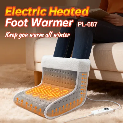 Ekang PL-8803 Under Desk Fast Heating Feet Heater Reusable Comfortable Heating Electric Feet Warmer for Winter Gift