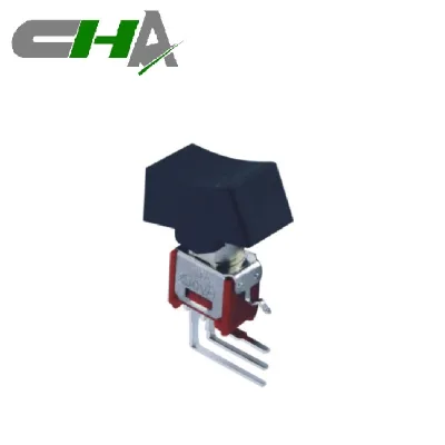 Factory SR-102-C04 RoHS 3/6/9 Pin Side Bend Terminal Toggle Switch Brass  Toggle Switch with Black Rock Switch