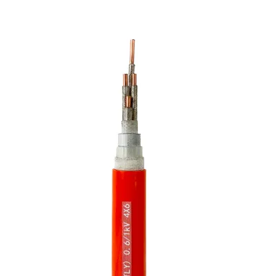 Guda Superior Conductivity Inorganic Mineral Insulated Stranded Copper Conductor Wire 0.6/1kV PO Sheathed Flex Cable