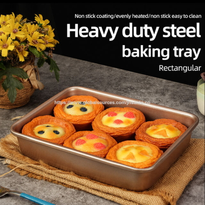 High quality small rectangular carbon steel baking pan bread pan antique cake pan