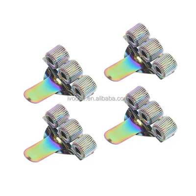 Factory Manufacture Pen Clip for Notebook, Universal Pen Holder for Clipboard, Metal Adjustable Spring Pencil Clips