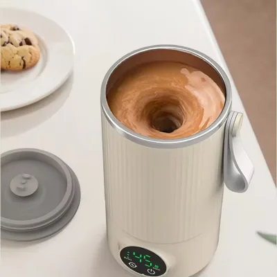 2025 Customizable USB-Rechargeable Insulated and Heated Coffee Cup for Outdoor Car Household and Hotel Use