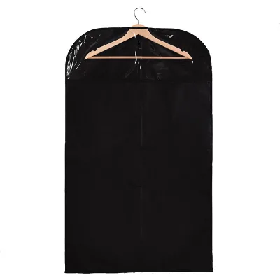 Custom Eco Friendly Translucent Non Woven Clothing Dustproof Garment Clothes Packaging Bag