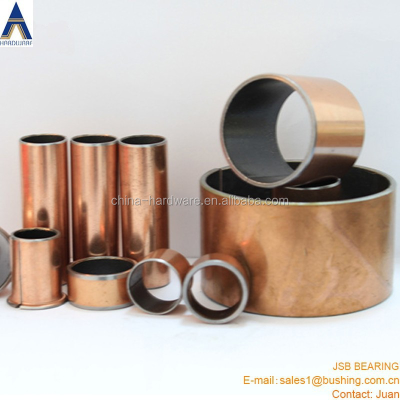 Split bronze bushing,Steel rolled PTFE bushing, Straight seam DU slide bushing
