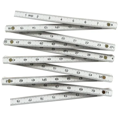High Quality Site Special Multi-functional Teaching Measuring Tools Wood Plastic Can Be Customized Folding Ruler