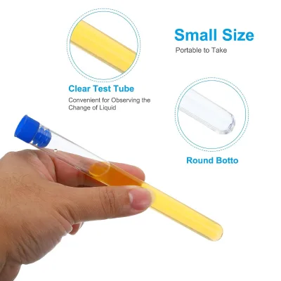 HBY DF013 for Tube Laboratory for Tubes with Push Cap 5ML 12*75 PS for Lab Use 500/Piece