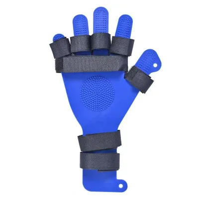Silicone Gel Finger Splint Finger-Separating Fixation Plate in Functional Position Bendable Design