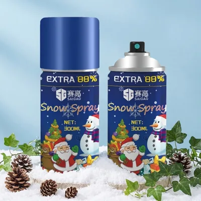 Artificial Snow-white Foam for a Romantic New Year's Day Atmosphere - Snow Spray