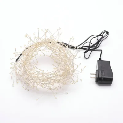 Battery Operated Fireworks LED String Lights Dimmable 8 Function Copper Wire Fairy Lights for Indoor Outdoor Holiday Decoration