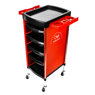 BLISSLIFE Hot Sale Movable Stainless Steel Beauty Salon Trolley for ITip Hair Extensions Adjustable Hairdressing Tools