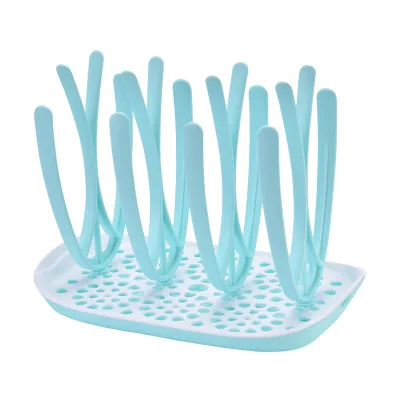 Baby Bottle Drying Rack with Tray, Portable Bottle Drying Tree for Home & Travel