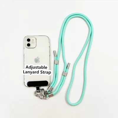Custom Color Crossbody Woven Polyester Promotional Washable Detachable Phone Lanyard Hook Adjustable Custom Logo Custom Design