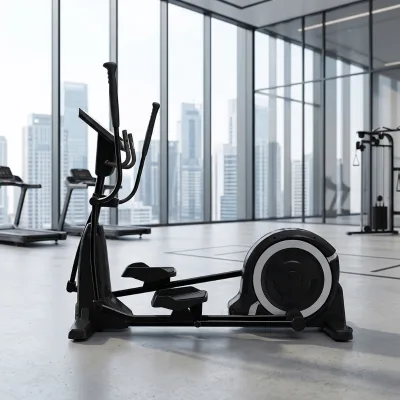 Elliptical Trainer: an Essential Piece of Equipment for Home Gym Cardio Training; Manufacturer Sells Complete Sets of Equipment.
